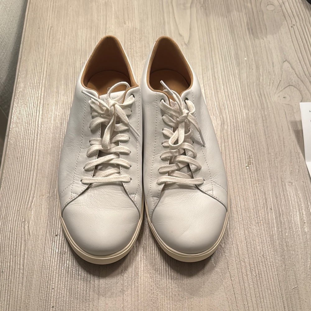 Cole Haan White Leather Sneakers (10.5 W)